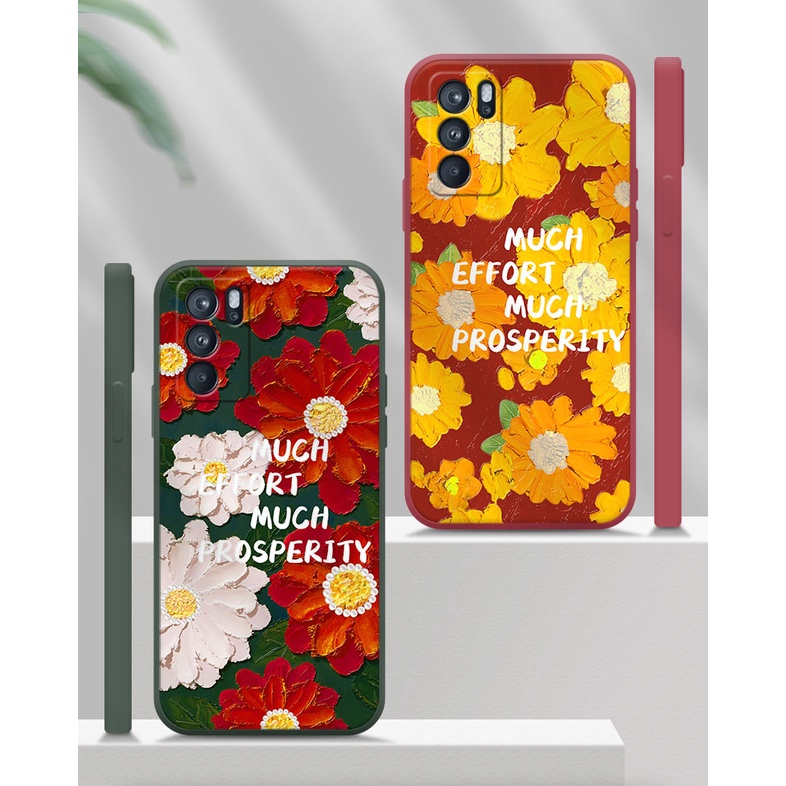 Ốp Điện Thoại Silicon Mềm Hình Hoa Cho OPPO reno 4 4pro 5 5pro 3 3pro 2 2F Z F9 F11 pro Find X2 pro R11S R9S plus R15 R17 Chống Sốc