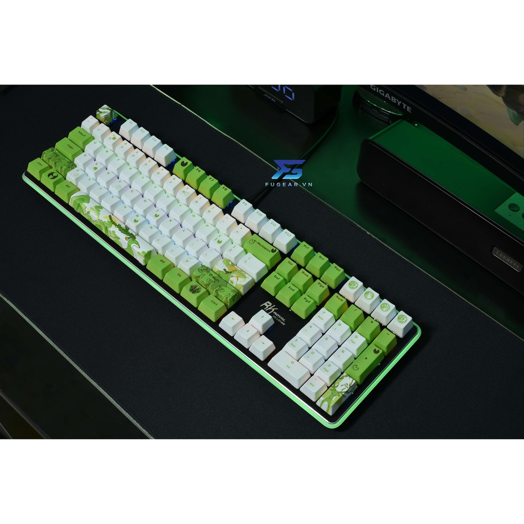 Tổng Hợp Set Keycaps PBT OEM DOUBLESHOT 104 Phím Đủ Màu Đủ Kiểu Chất Lượng Cao FUGEAR