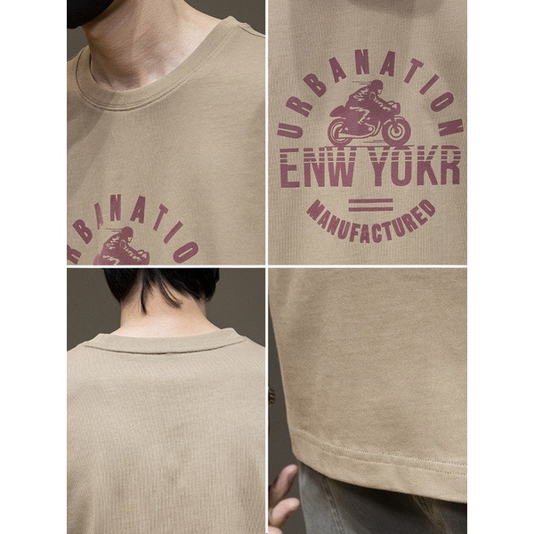 Jerseynike Áo Thun Cotton Tay Ngắn Dáng Rộng Thời Trang Mùa Hè Mới Có Size Lớn Cho Nam