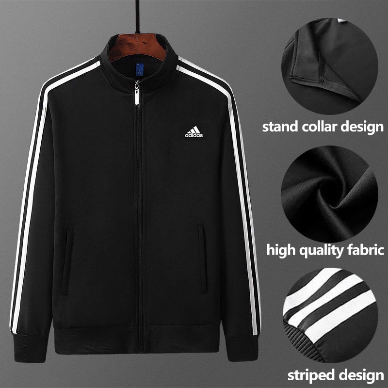 Jaket Áo Khoác Nam Màu Đen Trơn Size s-2xl