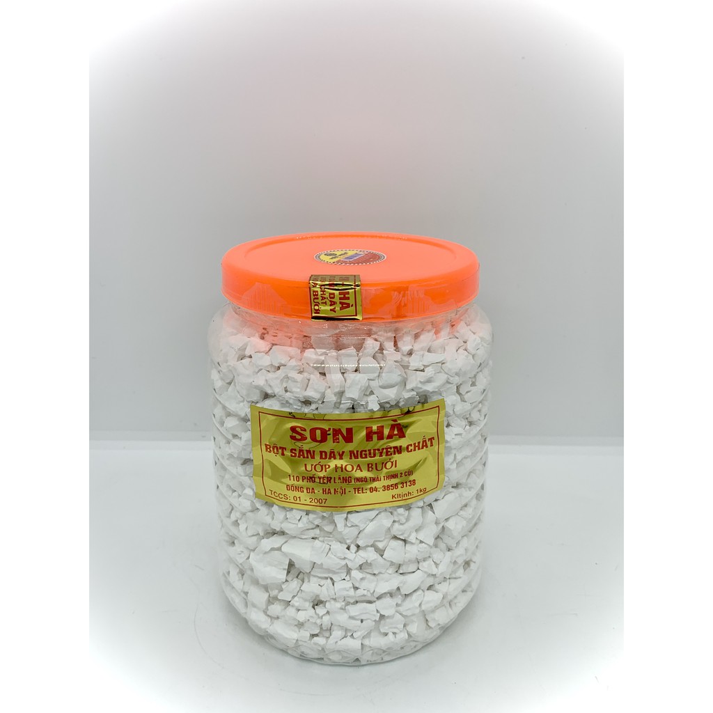 Bột sắn dây Sơn Hà ướp hoa bưởi dạng hộp nhựa 500g