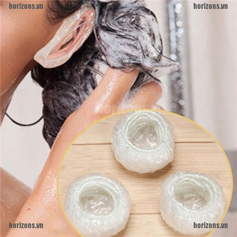 Bộ 100 Nút Bịt Tai Bằng nylon Tiện Dụng Khi Nhuộm Tóc / Giặt