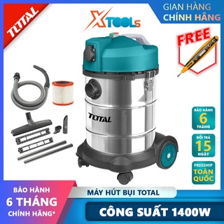 Mua Máy hút bụi 30 lít TOTAL TVC14301 | máy hút bụi cầm tay công suất đầu vào 1400W lượng khí thổi 1.9CBM/Min áp lực hút 16-