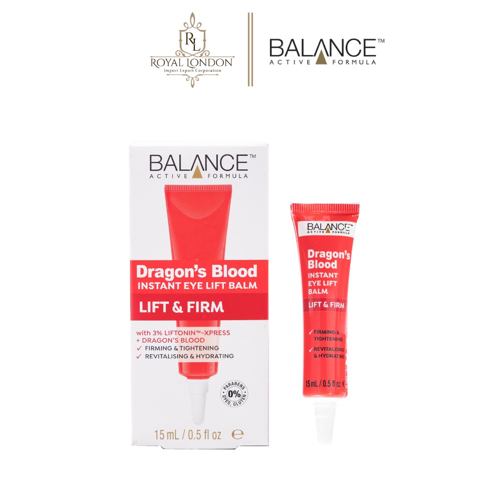 Kem Mắt Căng Da Tinh Chất Cây Máu Rồng Balance Dragon's Blood Instant Eye Lift Balm 15ml