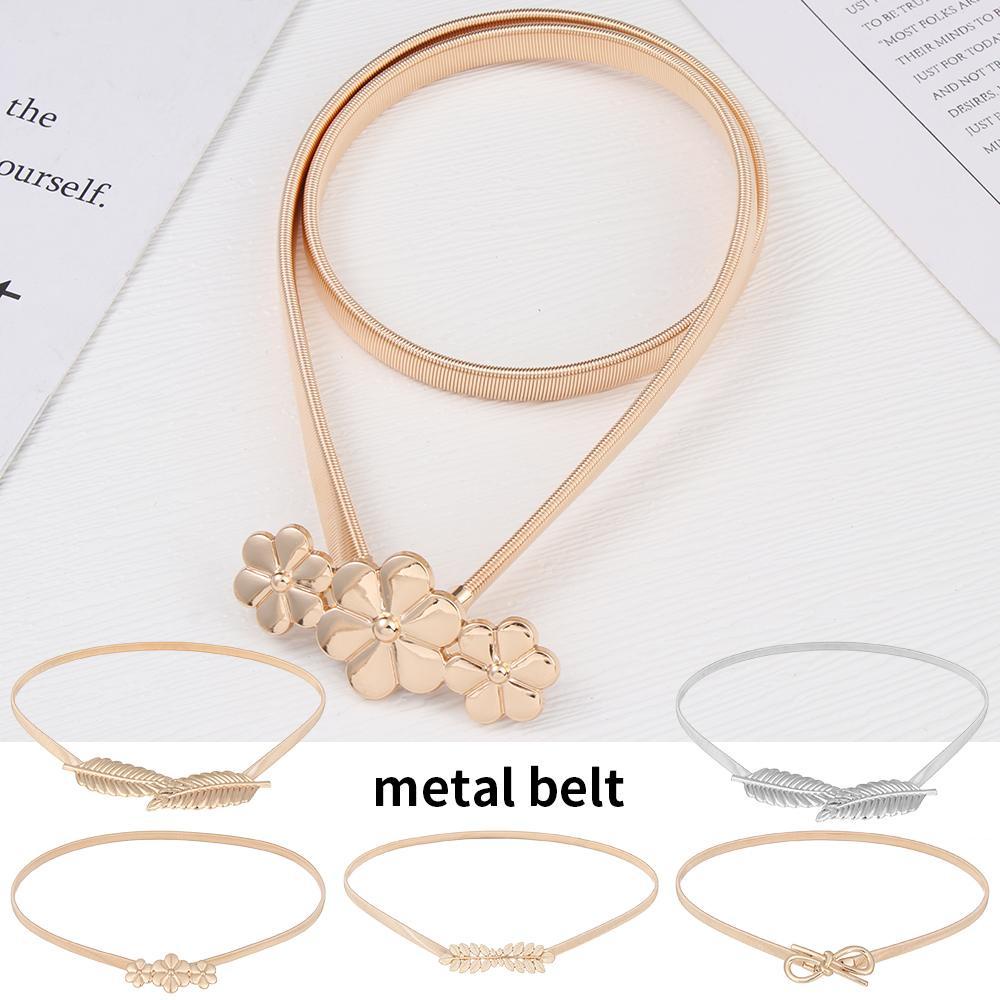 Thắt Lưng Dây Xích 105cm Hình Nơ Bằng Kim Loại