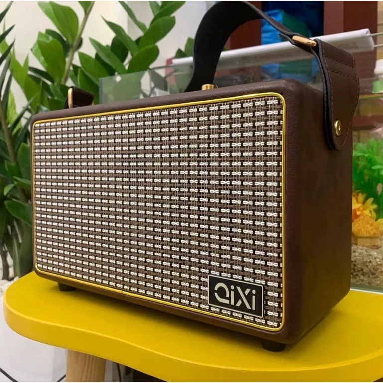 Loa Bluetooth Không Dây QIXI SK-2025 Thiết Kế Sang Trọng, Pin Siêu Trâu Phù Hợp Nghe Nhạc Tại Nhà Hay Du Lịch Mọi Nơi.
