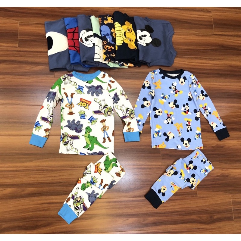 Bộ cotton bé trai