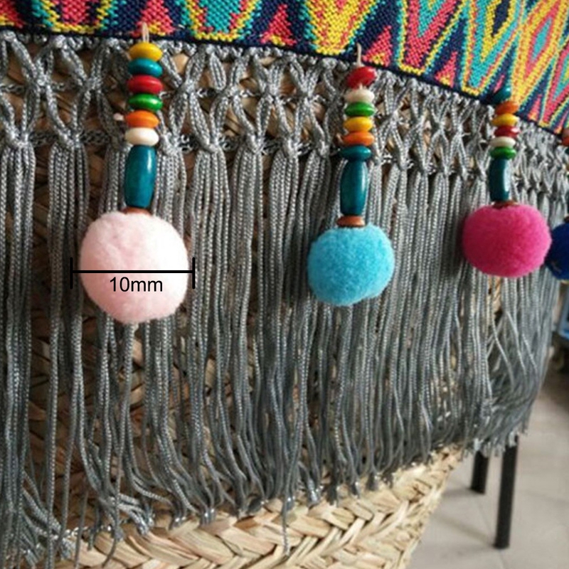 Set 100 Bóng Len 1cm Tự Làm Đồ Trang Trí Thủ Công Đa Dụng