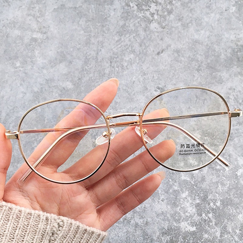 Mắt Kính Gọng Tròn Phong Cách Retro Hàn Quốc Cho Nữ | BigBuy360 - bigbuy360.vn