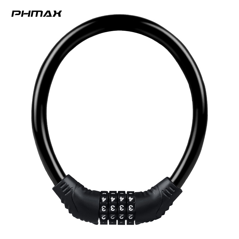 Khóa xe đạp/ xe máy điện PHMAX chống trộm có mật khẩu an toàn tiện lợi
