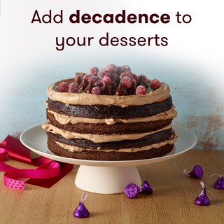 Socola Hershey Kisses Tím Đắng Lớn - Socola Mỹ