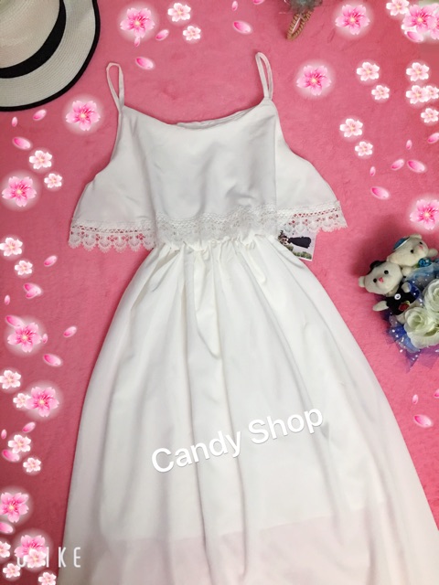 Đầm maxi voan viền ren bao đẹp + Ảnh thật | BigBuy360 - bigbuy360.vn