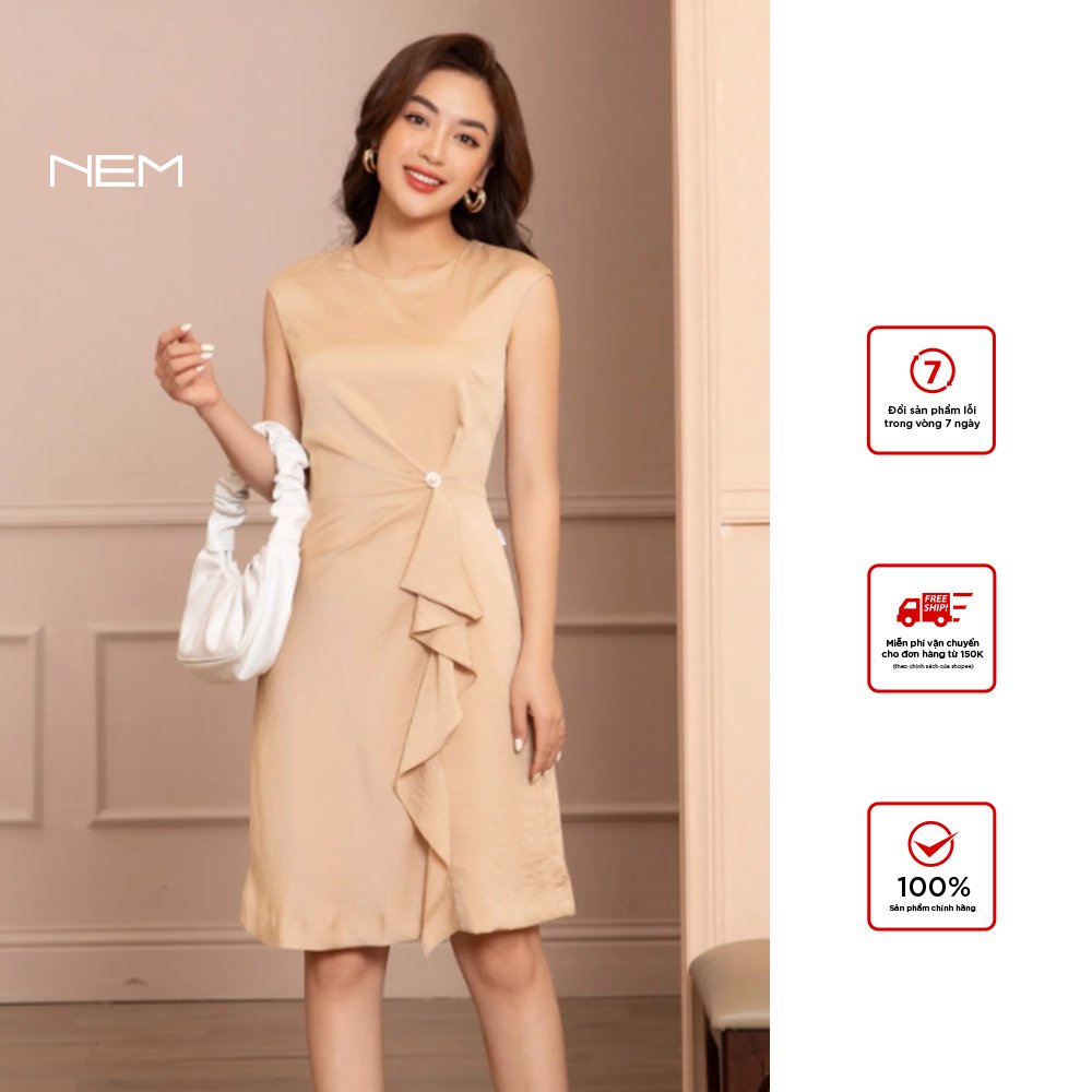 Đầm nữ thiết kế không tay phong cách trẻ trung NEM Fashion D03552