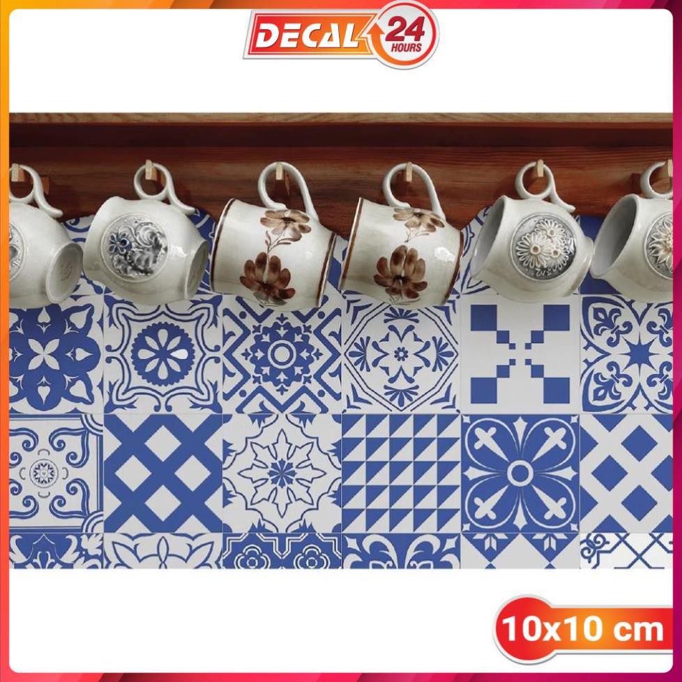 1 Ô 10x10cm decal gạch bông tphcm DGB-031