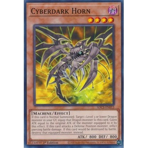 Thẻ bài Yugioh - TCG - Cyberdark Horn / SDCS-EN013'