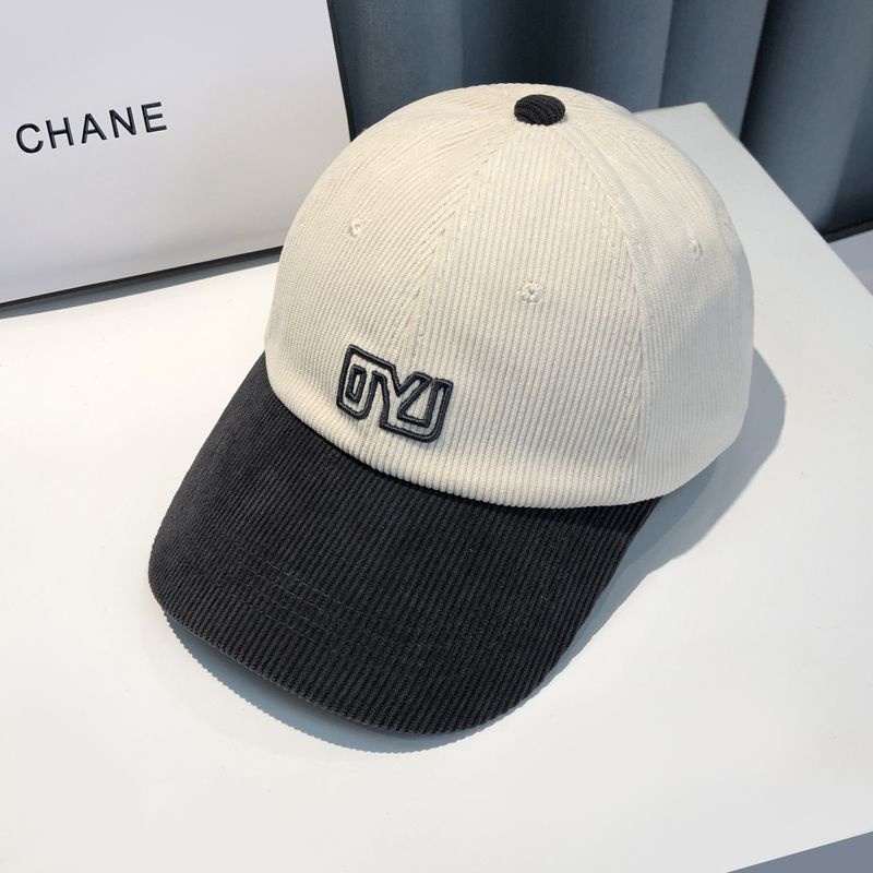 Mũ Lưỡi Trai Vải Nhung Phối Màu Thời Trang Cá Tính