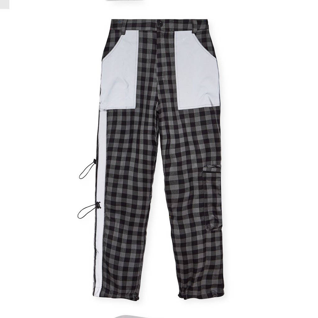 QUẦN DÀI CARO CARGO PANTS (XÁM)