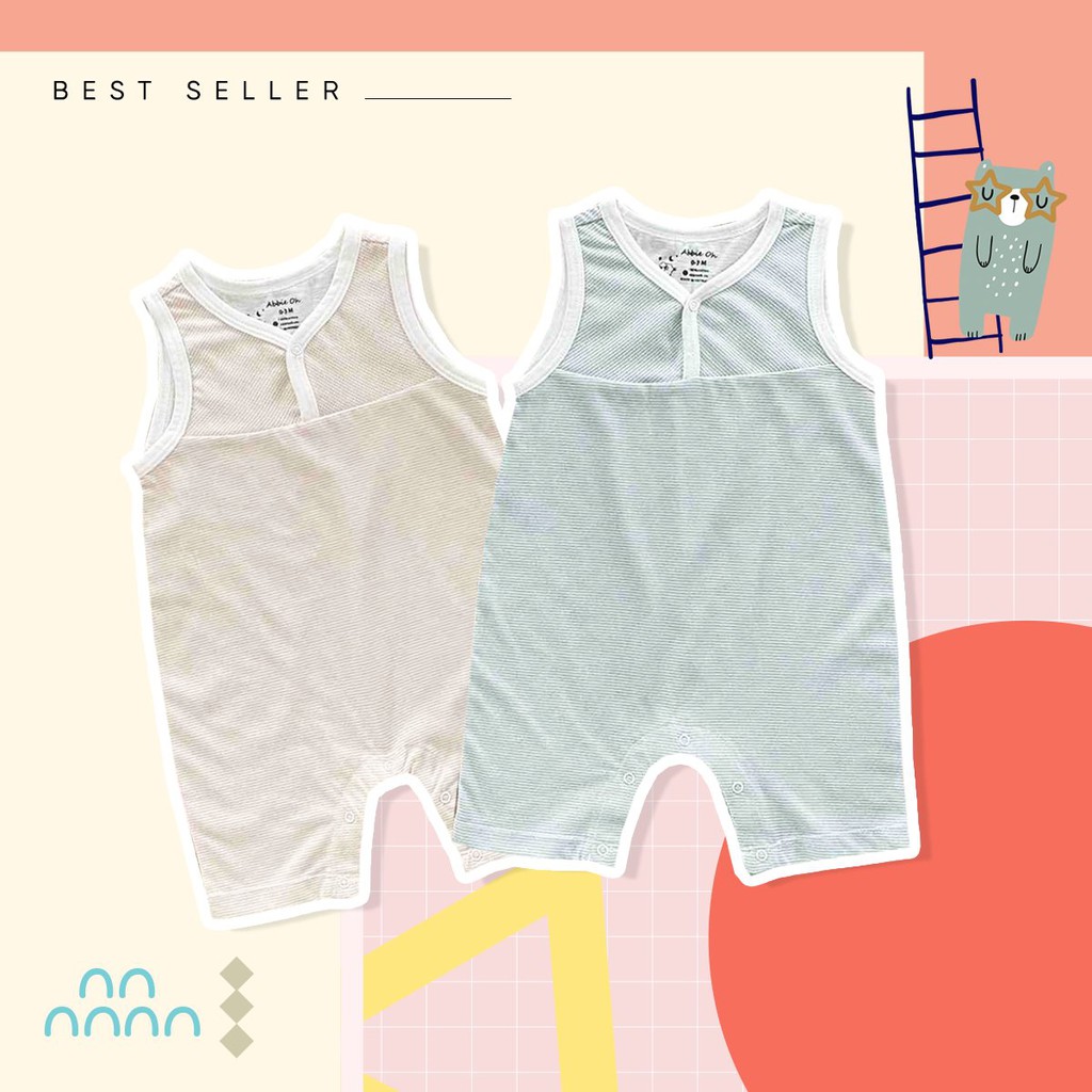 Bộ Quần Áo Sát Nách ABBIEOH Cho Bé 0-24 Tháng BD168 SS20