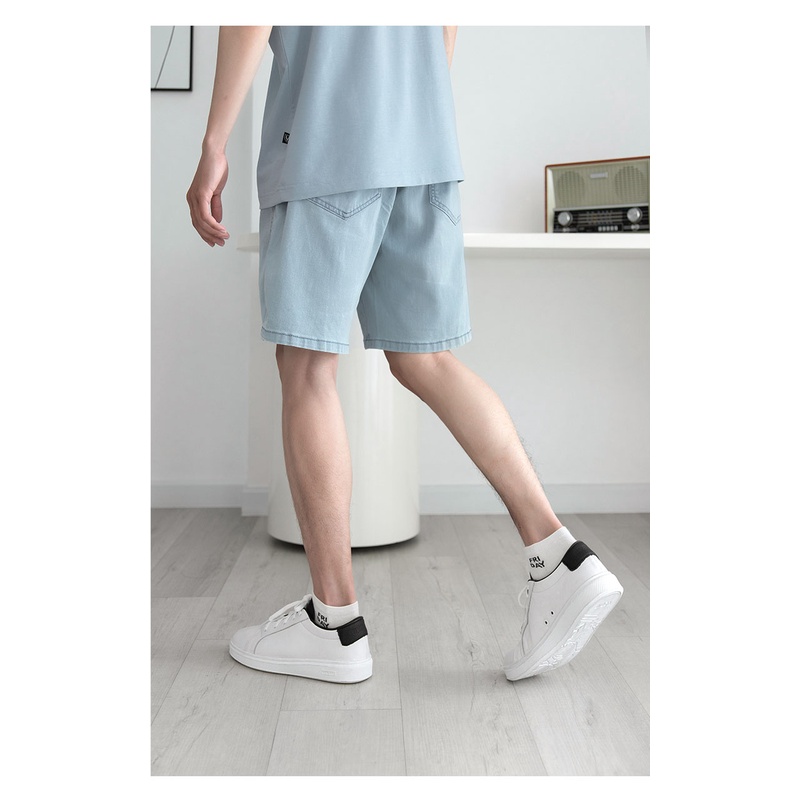 Quần Short Jean Nam Đơn Giản Thời Trang Thương Hiệu Y2010 Nguyên Bản Ver34 21009 |YaMe|