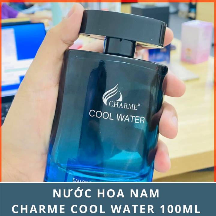 Nước hoa nam Charme Cool Water 100ml phóng khoáng nam tính sâu lắng tự tin