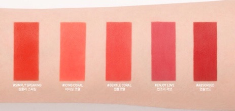 Son 3CE Velvet Lip Tint 2018 new