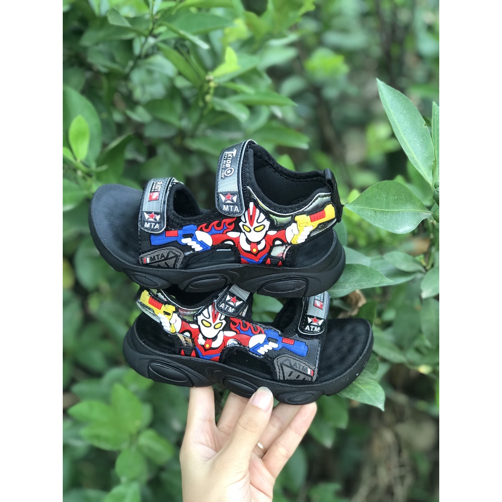 Sandal cho bé trai siêu nhân hàng QCCC full box mã mới A9925