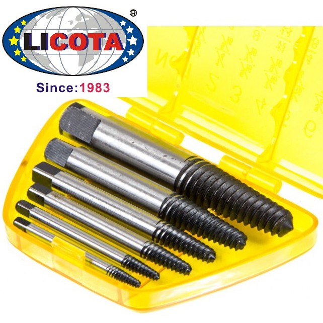 Bộ 6 mũi taro mở ốc vít lấy ốc gãy 3-25mm LICOTA TAP-50004 Taiwan Điện Sài Gòn