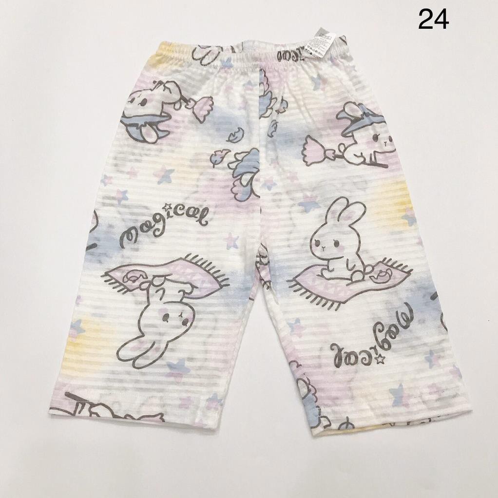 [Organic cotton] Quần lửng cotton giấy May-kids xuất Hàn size 150 (33-39kg)