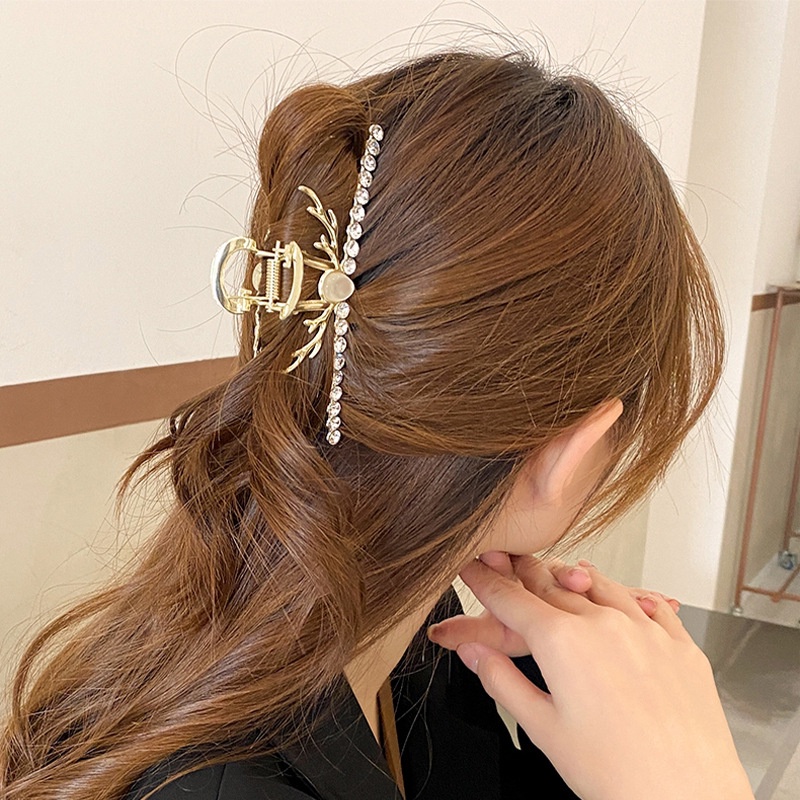 Kẹp Tóc Hình Cá Mập Bằng Kim Loại Chất Lượng Cao