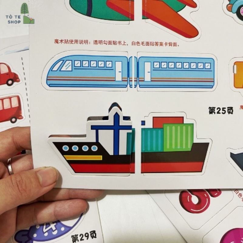 Học Liệu Bóc Dán 17 Chủ Đề, Đồ Chơi Giáo Dục Sớm Cho Bé, Bảng Bận Rộn Quiet Book, Busy Board, Bóc Dán Cho Bé 2-6 tuổi