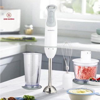 Máy say sinh tố cầm tay sharp em-h076sv-wh
