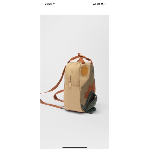 Balo khủng long zara 3D siêu đẹp cho bé trai  hàng xuất dư xịn chuẩn có túi tag hãng