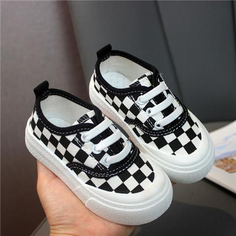[Hàng Bán Chạy] Giày Vải Bạt Cổ Thấp In Họa Tiết Da Báo Phong Cách Hàn Quốc Thời Trang Xuân Thu Dễ Phối Đồ Cho Trẻ Em