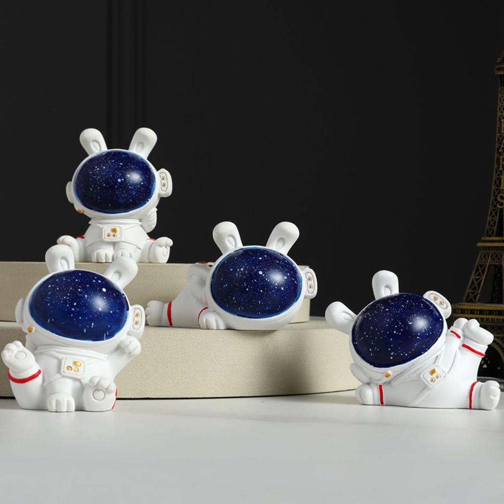 LAKAMIER Mô Hình Điêu Khắc Phi Hành Gia Bằng Nhựa Resin Trang Trí Điện Thoại