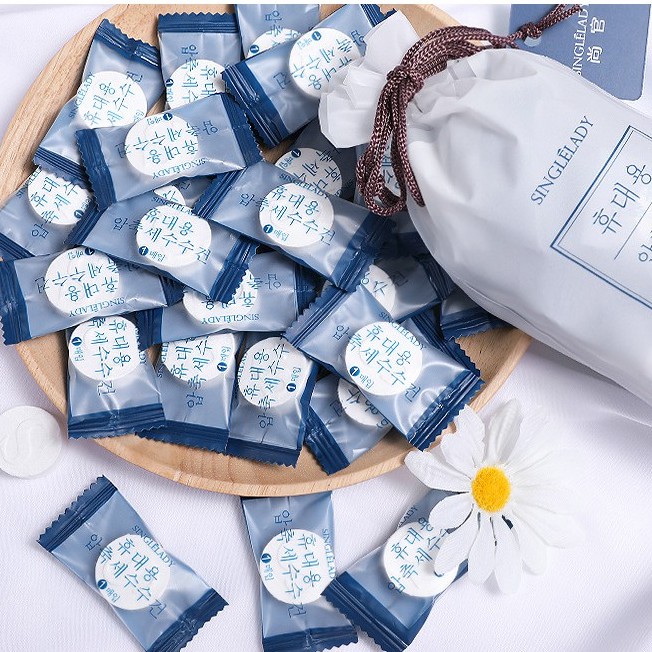 Khăn Nén Chất Liệu Cotton Dày Dành Cho Nữ