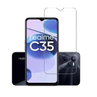 Kính cường lực Realme C35 (Trong suốt, Không viền, Không Full màn)