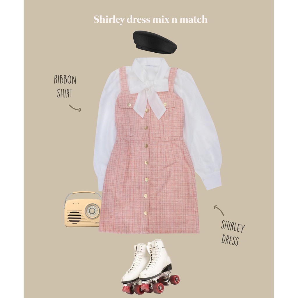 BLEUBIRD Váy tweed SHIRLEY DRESS | BigBuy360 - bigbuy360.vn
