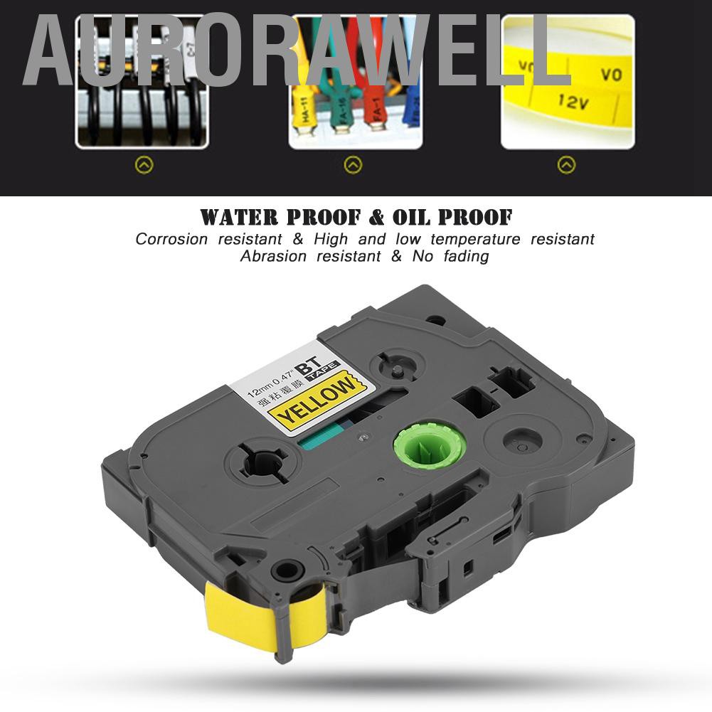 Dây Ruy Băng Màu Vàng Đen 18mm 8mtze-641 Cho Brother Tze-641 | BigBuy360 - bigbuy360.vn