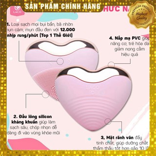 Htt4 máy rửa mặt laco luxury + kèm quà tặng