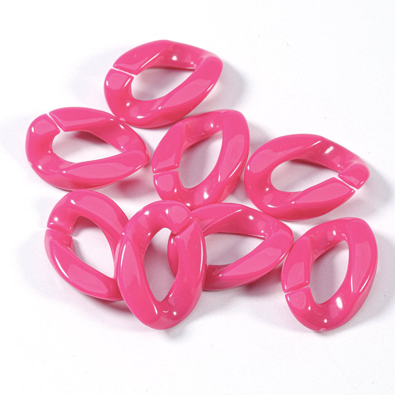 Set 50 Mắc Xích Chất Liệu Acrylic Dùng Làm Dây Chuyền Đồ Trang Sức Diy