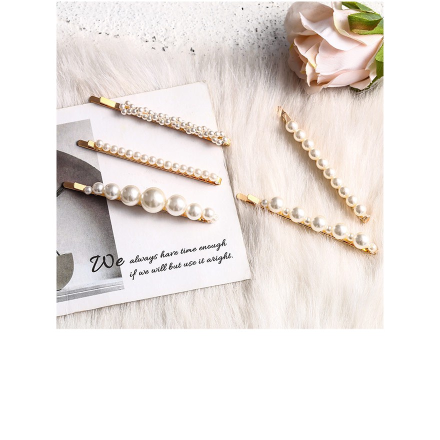 Kẹp Tóc Ngọc Trai Xinh Xắn Dành Cho Nữ