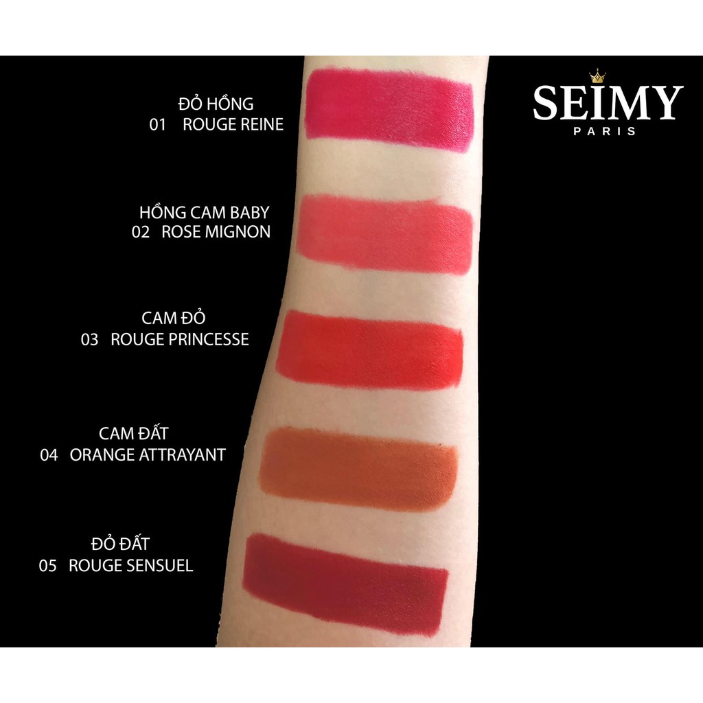 Son lì thiên nhiên không chì Seimy - Nature Lipstick sử dụng được cho bà bầu - son thỏi dưỡng môi | BigBuy360 - bigbuy360.vn