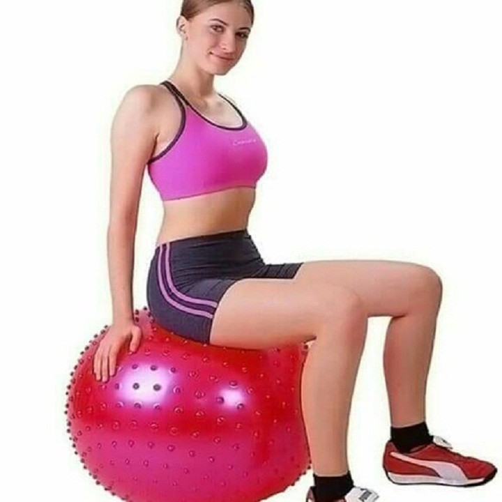 BÓNG TẬP YOGA CAO CẤP 65CM  75CM 85 CM CÓ GAI