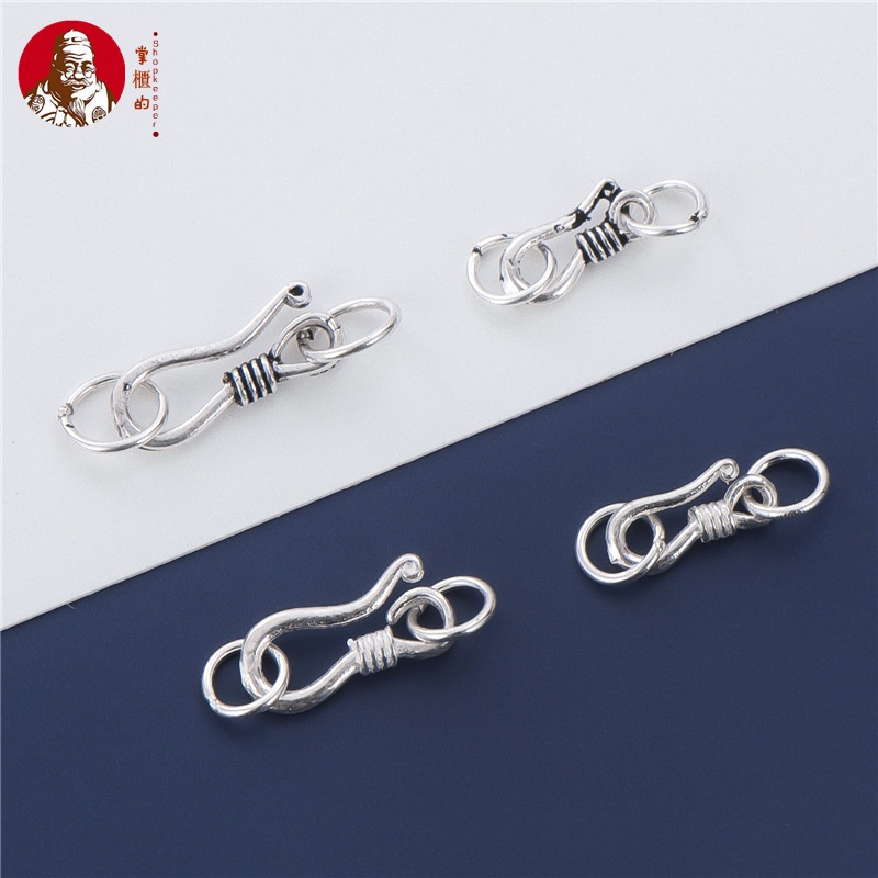 Khóa Dây Thắt Lưng Bằng Bạc S925 Thái Lan Tự Làm Tiện Dụng