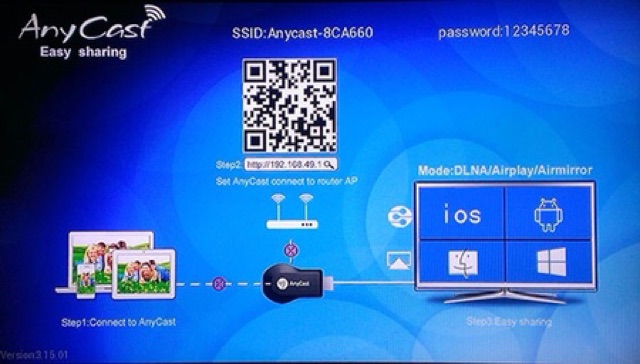 Thiết bị Anycast M9 Plus biến TV thường thành SmartTV