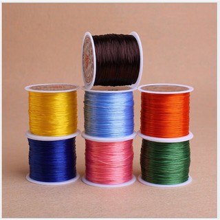 1 cuộn 10 mét dây thun co giản sỏ hạt vòng đeo tay - Dây loại mỏng 0.3ly
