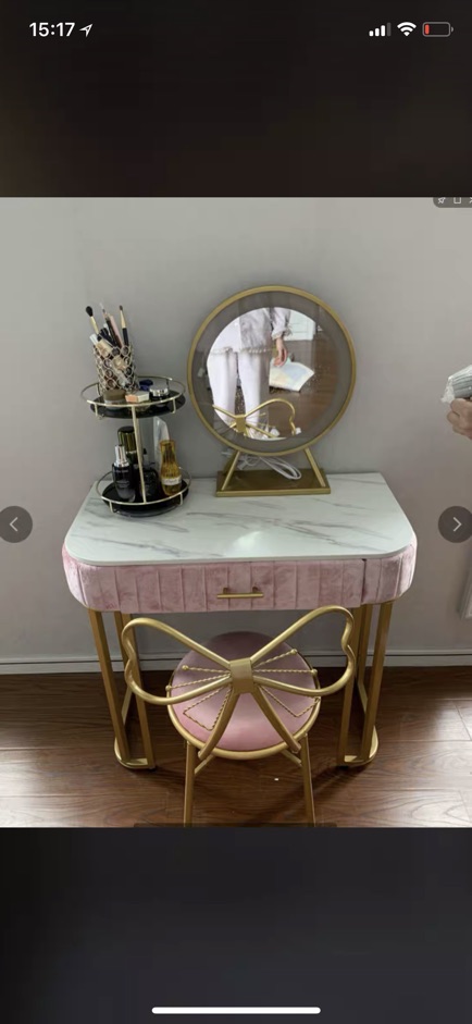 Ghế Ngồi Trang Điểm Hình Chiếc Nơ Xinh Xắn | BigBuy360 - bigbuy360.vn