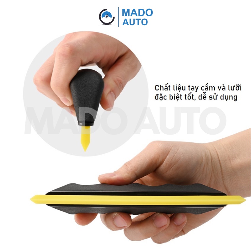 Gạt dán Film Phim cách nhiệt kính xe ô tô lưỡi cao su cứng tay cầm ngắn MADO F17 Squeegee