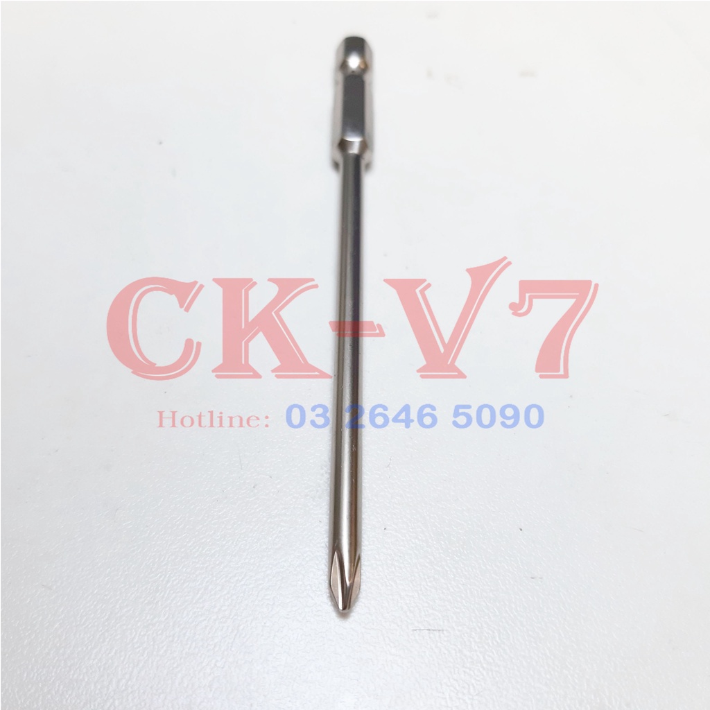 Mũi vít bake  PH2 và PH1 chuôi lục giác cho máy khoan và máy bắv vít dài 100mm