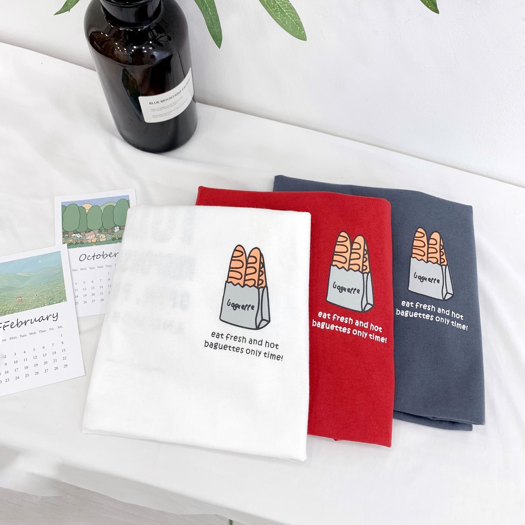 Áo phông hoạ tiết bánh mì Today Be Friday | BigBuy360 - bigbuy360.vn